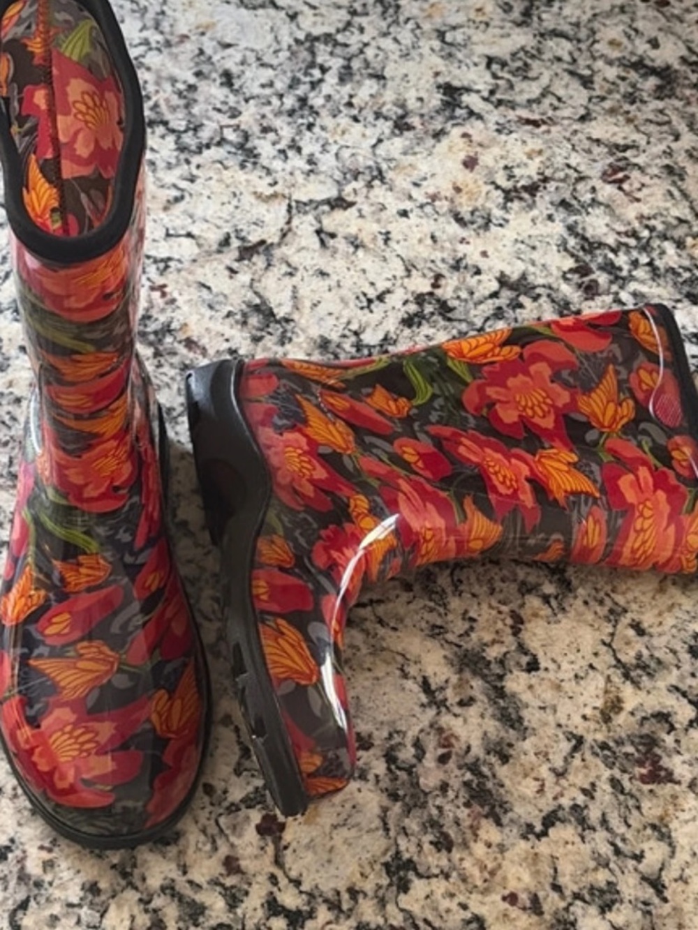 SLOGGERS FLORAL&STYLISH RAIN BOOT - Picture 5 of 14